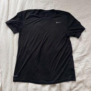 Nike / Tri-Fit Black Tee / Size Large
